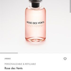 Louis Vuitton Rose des Vents Fragrance - Soft Pink